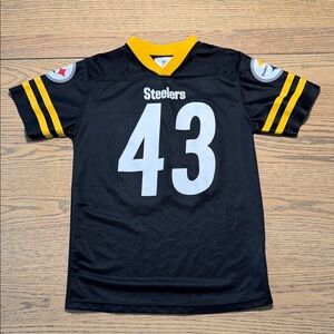 Pittsburgh Steelers #43 Polamalu Football Jersey - Size Youth Large (10-12)